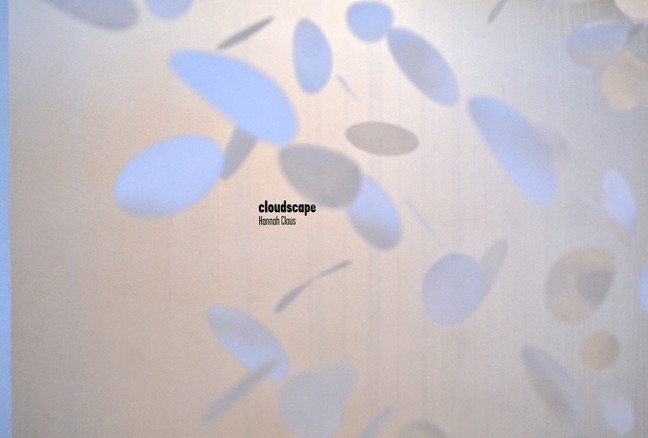 Cloudscape exhibition by Montreal based artist Hannah Claus.