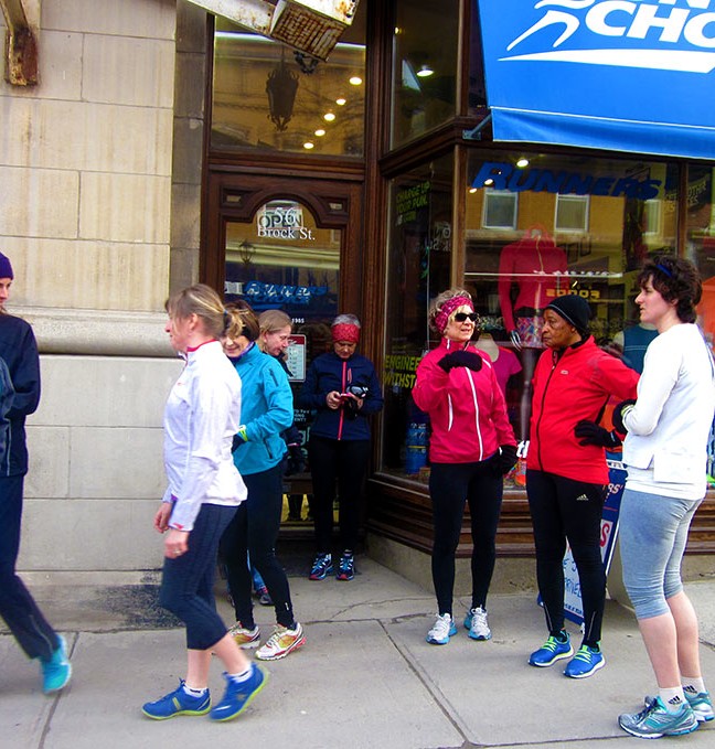 Thursday night is Women's Night at Runners Choice.