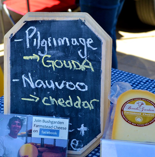 A new addition to the market – Bushgarden Farmstead Cheese, it’s really gouda!