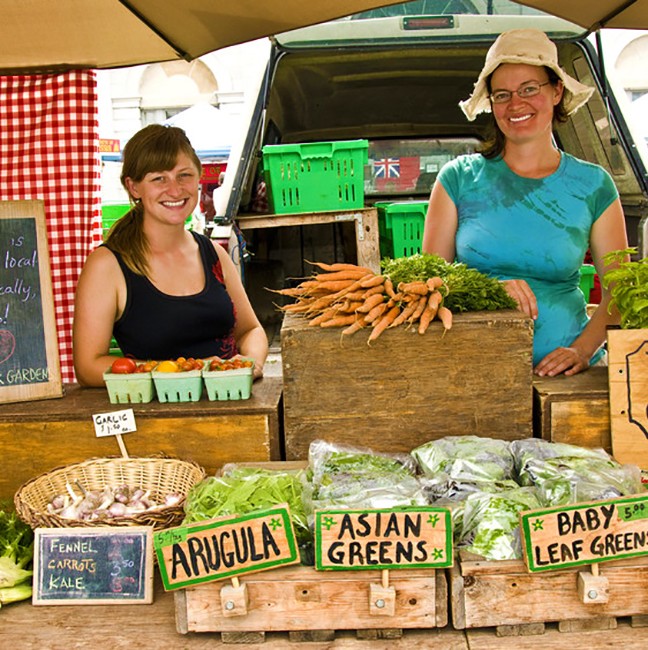 The team from Patchwork Gardens has you covered for produce!