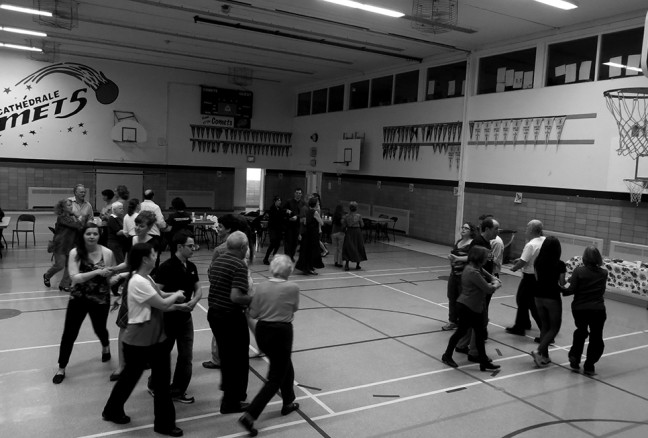 Dancers form small groups called sets and every dance move is called a figure. All the dancing is lively and quick. Photo credit Jack Hickman.