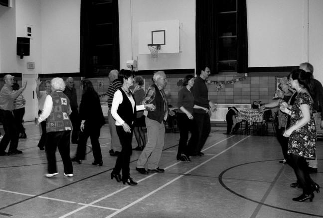 Young and old come and enjoy some lively Ceili dancing at Ecole Cathedrale School. Photo credit Julie Bowes.