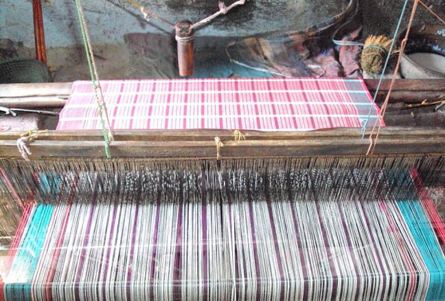 Handlooms are used over the world for making fabric, though only a few loom artisans remain in the world today. © Amartyabag