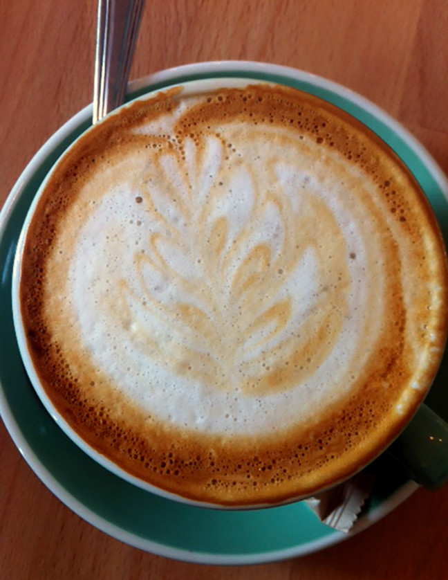 A pretty cappucino!