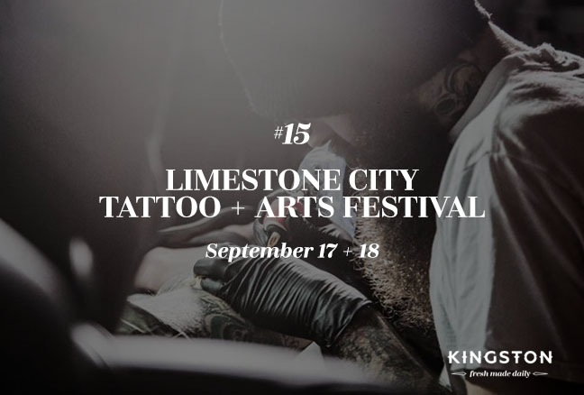15. Limestone City Tattoo + Arts Festival: September 17 + 18