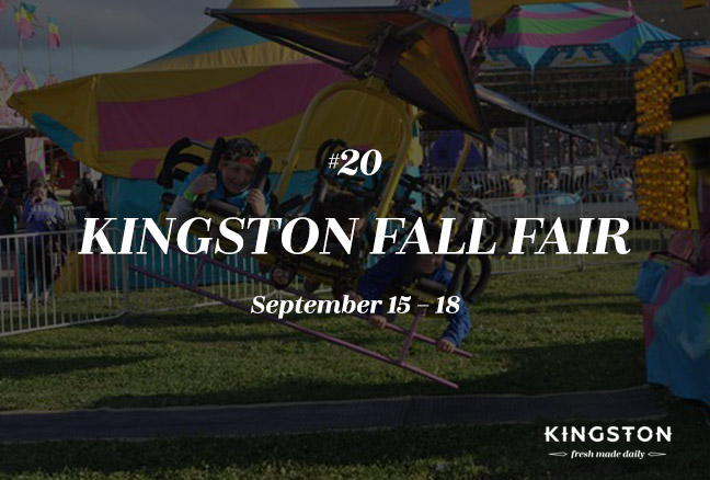 20. Kingston Fall Fair: September 15-18