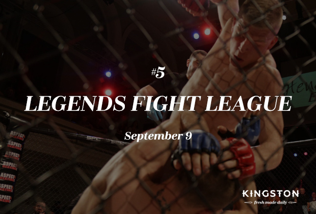 5. Legends Fight League: September 9