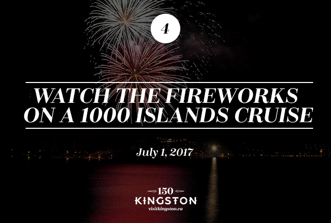 Watch the Fireworks on a 1000 Islands Cruise - July 1