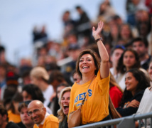 KINGSTON, CANADA - SEPTEMBER 5:
The Queen’s Gaels host the Laurier Golden Hawks at Richardson Stadium for an Ontario University Athletics regular season football game.

(Photo by: James Paddle-Grant/Queen’s Athletics & Recreation)