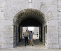 Family at Fort Henry UNESCO designated heritage site Visit Kingston