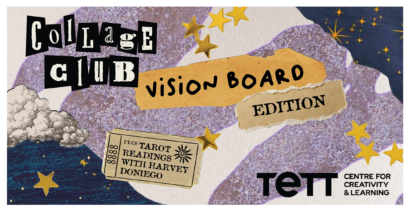 Collage club 2025 vision board banner