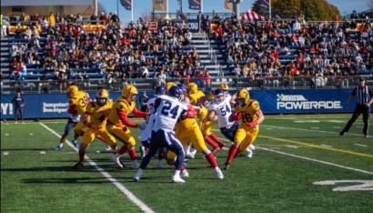 Queens football present