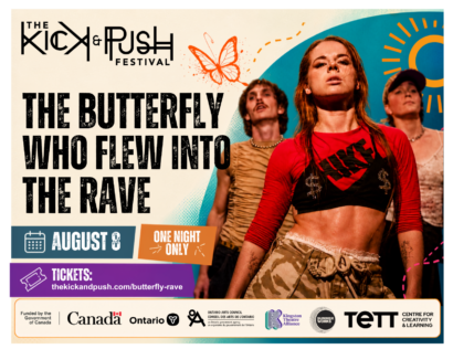 The Butterfly that Flew Into the Rave Postcards