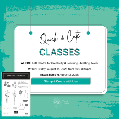 August 2026 Quick Cute Scrapbook Class Instagram