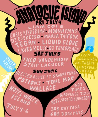 Analogue Island Festival Poster 2025