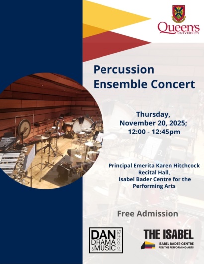 Percussion Ensemble Nov 20 25