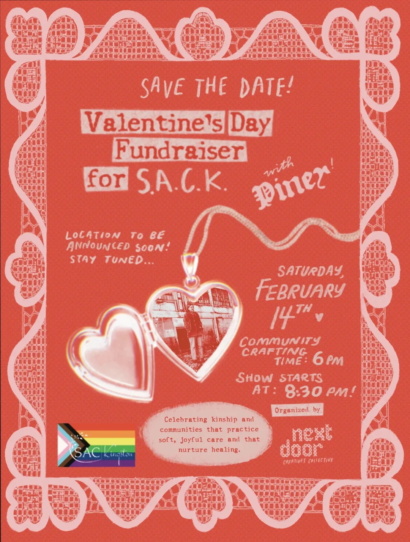 Save the date the first rendition of community creativity on february 14 community craft