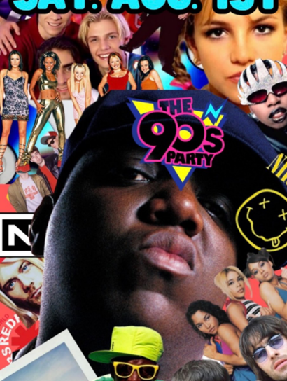 90s night poster