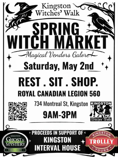 Spring Market Poster BW w logos