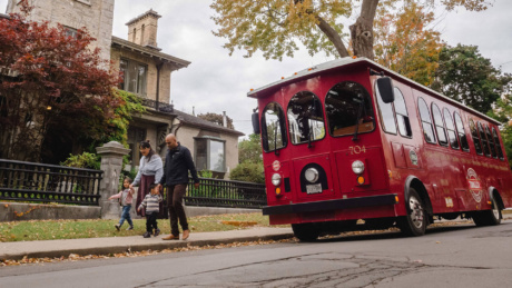 Getting around trolley