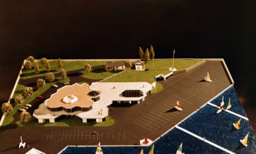 Montreal 1976 OG, Games preparation - Model of the Portsmouth Olympic Harbour.