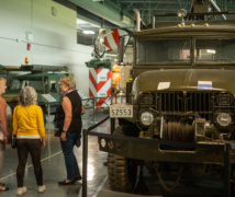 People touring exibits at the Military Communications and Electronics Museum Visit Kingston