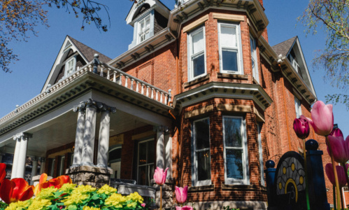 The exterior of the Secret Garden Inn
