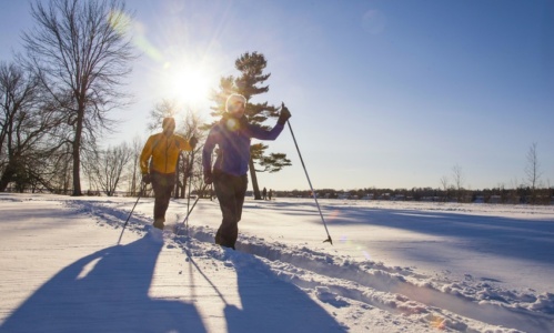 Snowshoeing