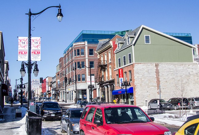 Downtown Kingston is well-decorated for the KCFF.