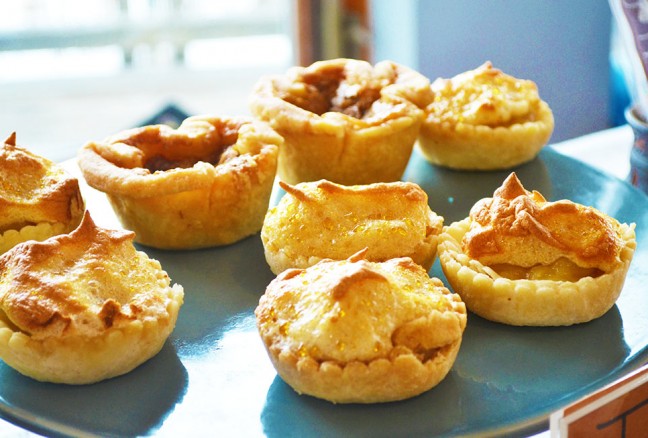 Homemade maple tarts at the Foundation Bake.