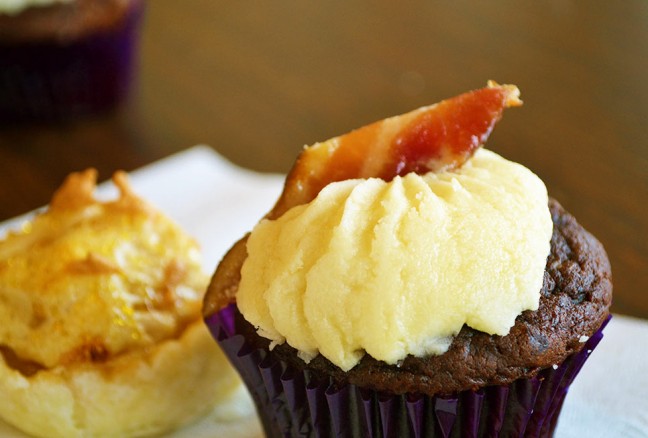 Simply cannot go home without having a maple bacon cupcake!
