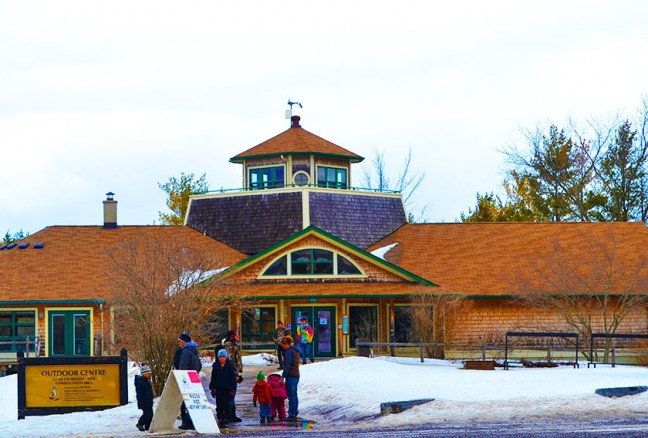 The Outdoor Center - first and last stop of Maple Madness.