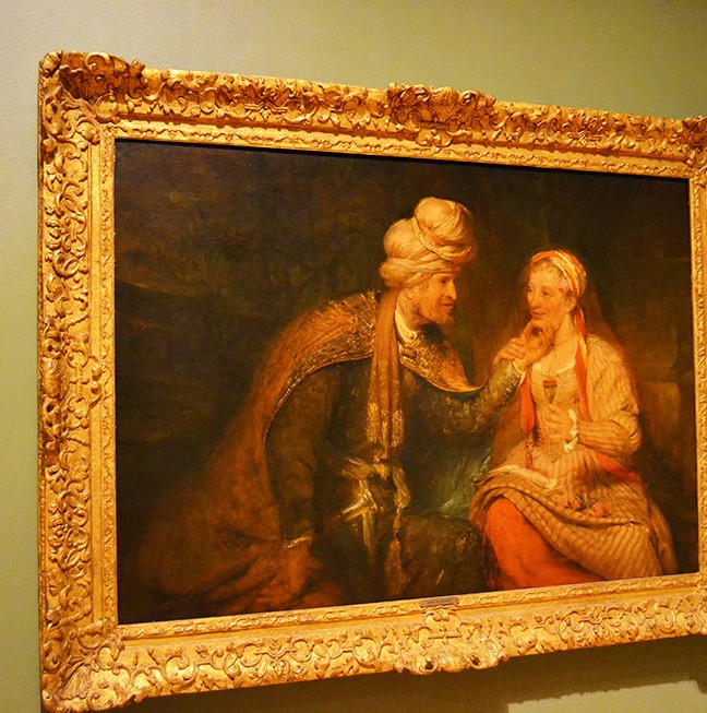 Judab and Tamar, 1681 Oil on canvas - Aert de Gelder.