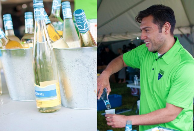 Sandbanks winery was serving their local favourites from Prince Edward County.