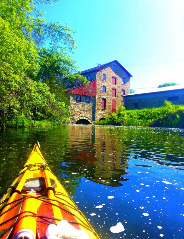 The Old Stone Mill in Delta, Ontario – the 200 year old mill still produces flour!