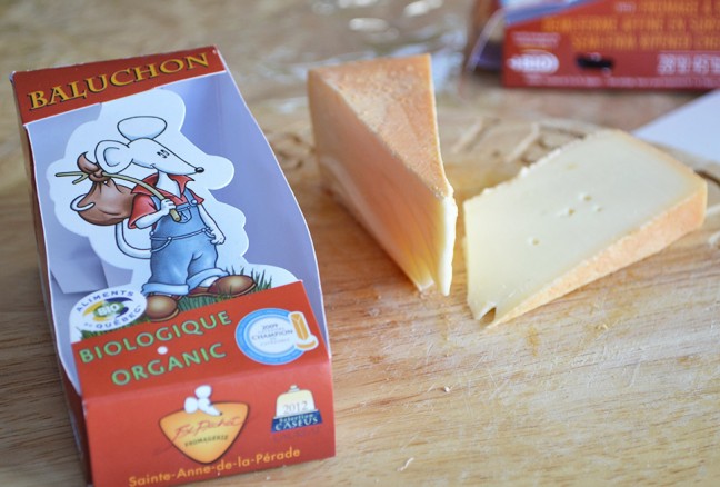 The 2014 Canadian cheese of the year – Le Baluchon from Quebec.