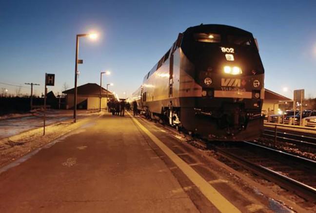 Travel in comfort onboard a VIA Rail trail.