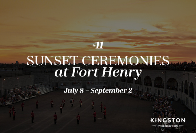 Sunset Ceremonies at Fort Henry - July 8 - September 2