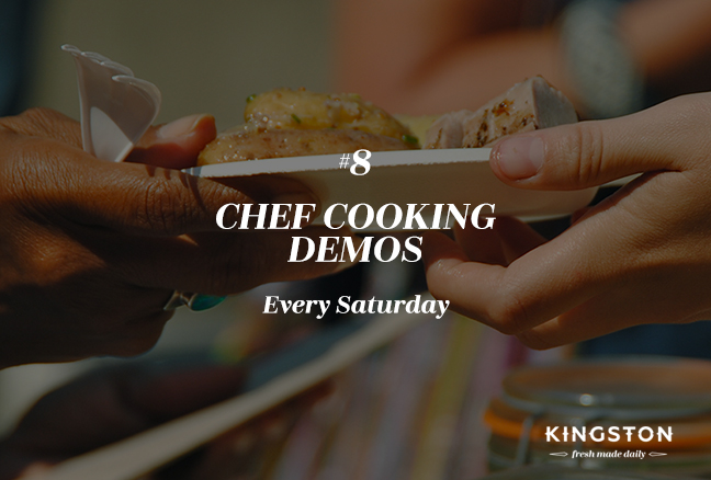 Chef Cooking Demos - Every Saturday 