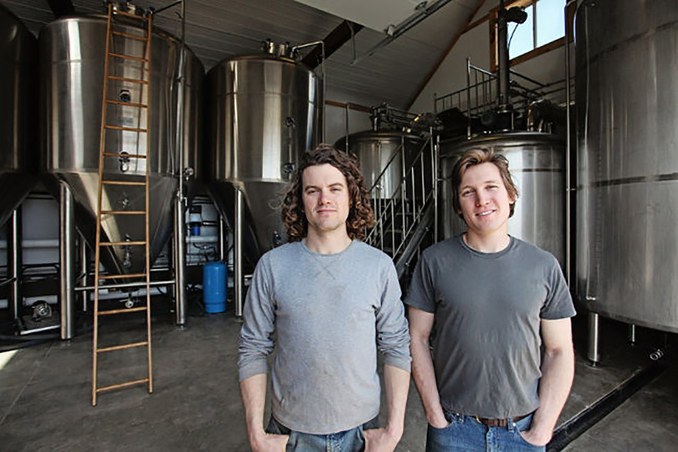 Daniel and Ivan MacKinnon. Photo by: Mackinnon Brothers Brewing.