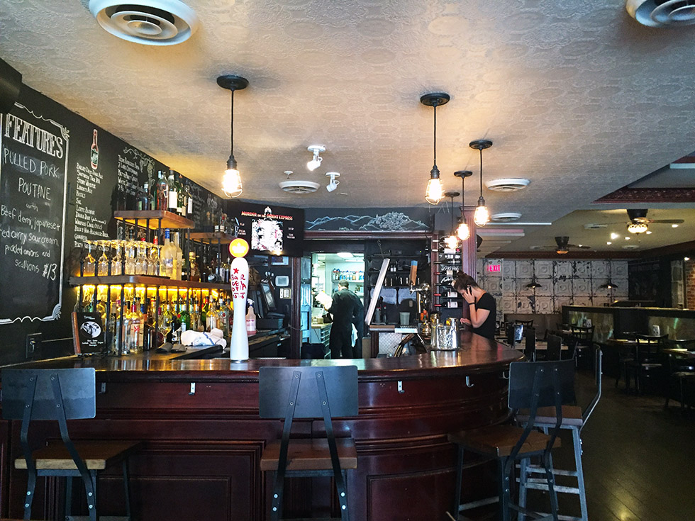The bar at Tango Nuevo.