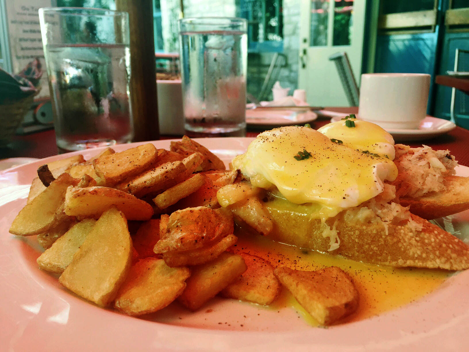 The Rock Crab Benedict.