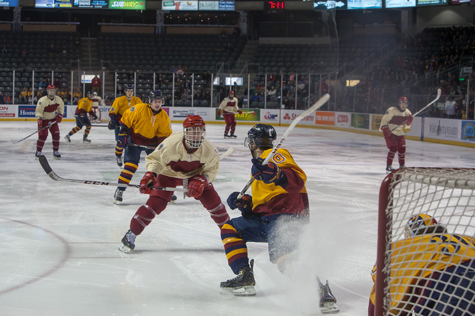 Queen’s may have hoisted the Carr-Harris Cup the past two years in a row, but they shouldn’t rest on their laurels — RMC is hungry for a win. (Flickr/Queen’s University)