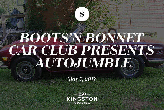 Event: Boots’n Bonnet Car Club Presents Autojumble Date: May 7, 2017