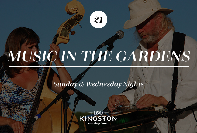 Music in the Gardens - Sunday and Wednesday Nights