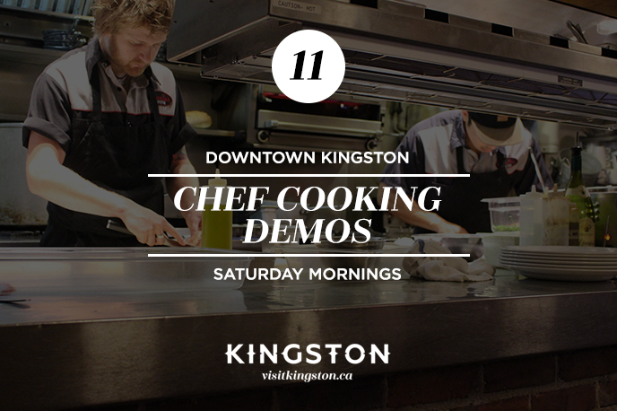 Chef Cooking Demos in Downtown Kingston — Saturday mornings