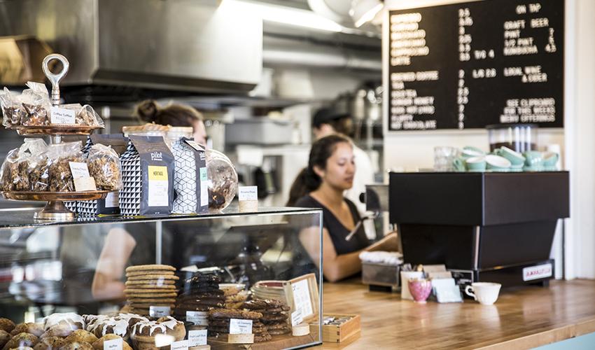 Juniper Cafe counter