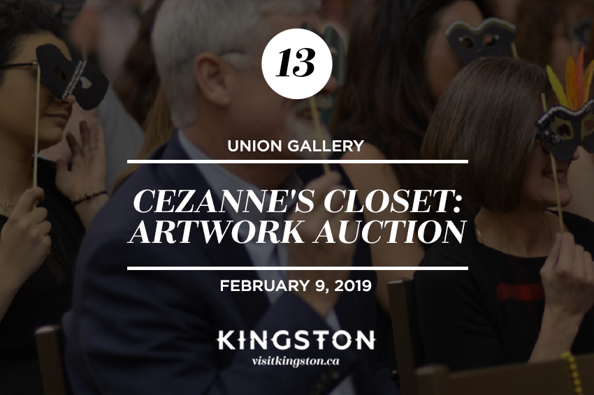 Cezanne's Closet: Artwork Auction, Union Gallery – February 9, 2019.