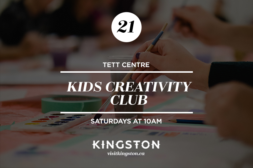 Kids Creativity Club, Tett Centre – Saturdays at 10AM