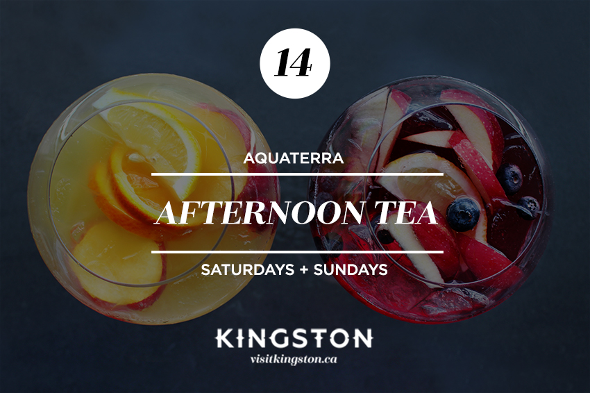 14. Aquaterra: Afternoon Tea - Saturdays + Sundays